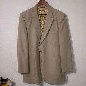 Vintage Johnny Carson Klopfenstein’s Tan Blazer